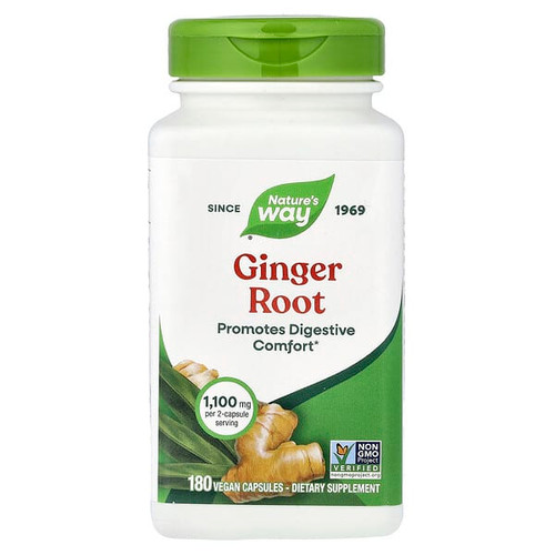 <img alt="Natures Way, Ginger Root, 180 Vegan Capsules (550 mg per Capsule)" title="Natures Way, Ginger Root, 180 Vegan Capsules (550 mg per Capsule),033674131084"