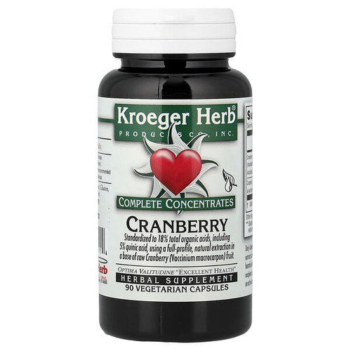 <img alt="Kroeger Herb Co, Complete Concentrates, Cranberry, 90 Vegetarian Capsules" title="Kroeger Herb Co, Complete Concentrates, Cranberry, 90 Vegetarian Capsules,696916115114"