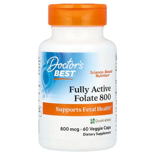 <img alt="Doctors Best, Fully Active Folate 800, 800 mcg, 60 Veggie Caps" title="Doctors Best, Fully Active Folate 800, 800 mcg, 60 Veggie Caps,753950004580"
