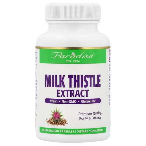 <img alt="Paradise Herbs, Milk Thistle Extract, 60 Vegetarian Capsules (250 mg per Capsule)" title="Paradise Herbs, Milk Thistle Extract, 60 Vegetarian Capsules (250 mg per Capsule),601944777265"