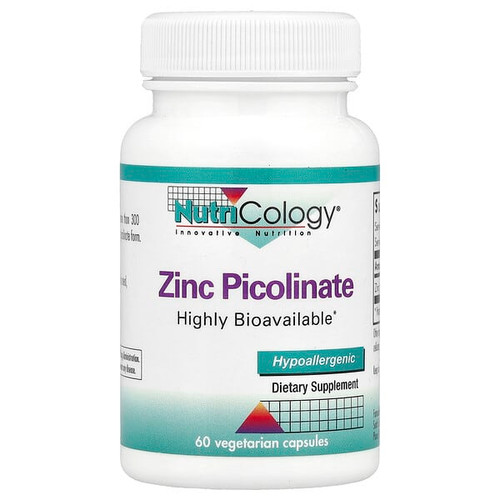 <img alt="Nutricology, Zinc Picolinate, 25 mg , 60 Vegetarian Capsules" title="Nutricology, Zinc Picolinate, 25 mg , 60 Vegetarian Capsules,713947503007"