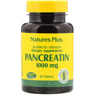 <img alt="Natures Plus, Pancreatin, 1000 mg, 60 Tablets" title="Natures Plus, Pancreatin, 1000 mg, 60 Tablets,097467043800"