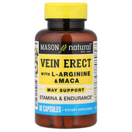 <img alt="Mason Natural, Vein Erect with L-Arginine & Maca, 80 Capsules" title="Mason Natural, Vein Erect with L-Arginine & Maca, 80 Capsules,311845134981"