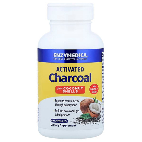 <img alt="Enzymedica, Activated Charcoal, 60 Capsules" title="Enzymedica, Activated Charcoal, 60 Capsules,670480100653"