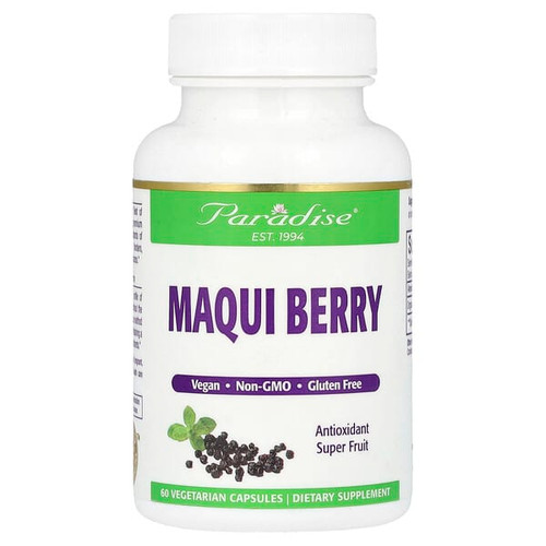 <img alt="Paradise Herbs, Maqui Berry, 60 Vegetarian Capsules (400 mg per Capsule)" title="Paradise Herbs, Maqui Berry, 60 Vegetarian Capsules (400 mg per Capsule),601944778088"