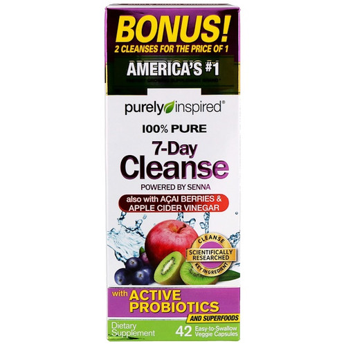 <img alt="Purely Inspired, 100% Pure 7-Day Cleanse, 42 Easy-to-Swallow Veggie Capsules" title="Purely Inspired, 100% Pure 7-Day Cleanse, 42 Easy-to-Swallow Veggie Capsules,631656606324"