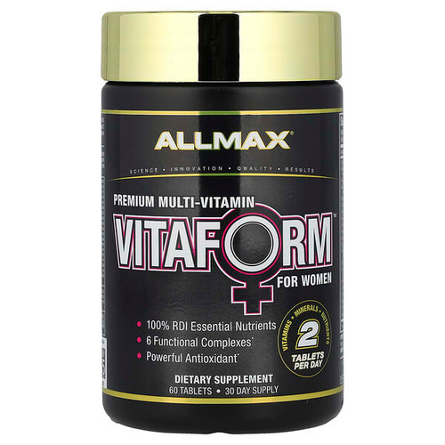<img alt="ALLMAX, VITAFORM, Premium Multi-Vitamin For Women, 60 Tablets" title="ALLMAX, VITAFORM, Premium Multi-Vitamin For Women, 60 Tablets,665553228808"