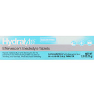 <img alt="Hydralyte, Effervescent Electrolyte, Color Free, Lemonade Flavor, 20 Tablets, 2.5 oz (70 g)" title="Hydralyte, Effervescent Electrolyte, Color Free, Lemonade Flavor, 20 Tablets, 2.5 oz (70 g),856069006077"