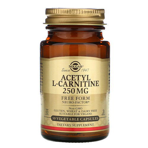 <img alt="Solgar, Acetyl-L-Carnitine, 250 mg, 30 Vegetable Capsules" title="Solgar, Acetyl-L-Carnitine, 250 mg, 30 Vegetable Capsules,033984000155"