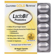 <img alt="California Gold Nutrition, LactoBif Probiotics, 5 Billion CFU, 60 Veggie Capsules" title="California Gold Nutrition, LactoBif Probiotics, 5 Billion CFU, 60 Veggie Capsules,898220009633"