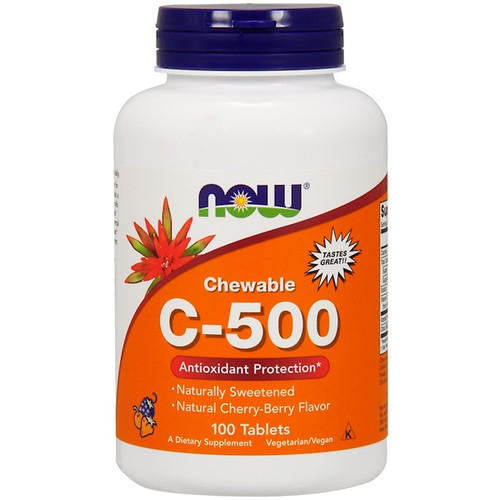 <img alt="Now Foods, Chewable C-500, Cherry-Berry Flavor, 100 Tablets" title="Now Foods, Chewable C-500, Cherry-Berry Flavor, 100 Tablets,733739006400"