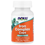<img alt="NOW Foods, Iron Complex Caps, 100 Veg Capsules" title="NOW Foods, Iron Complex Caps, 100 Veg Capsules,733739014412"