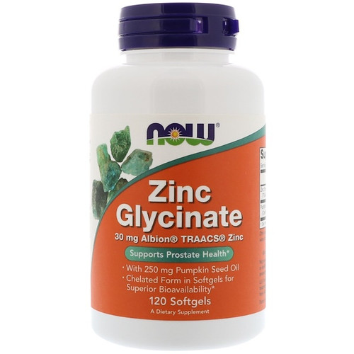 <img alt="Now Foods, Zinc Glycinate, 120 Softgels" title="Now Foods, Zinc Glycinate, 120 Softgels,733739015549"
