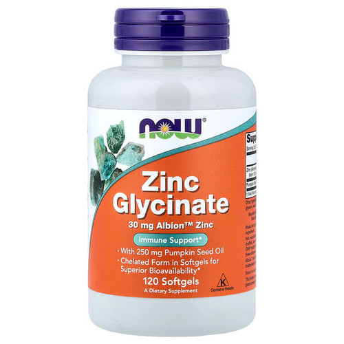 <img alt="NOW Foods, Zinc Glycinate, 120 Softgels" title="NOW Foods, Zinc Glycinate, 120 Softgels,733739015549"