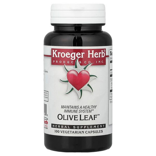 <img alt="Kroeger Herb Co, Olive Leaf, 100 Vegetarian Capsules" title="Kroeger Herb Co, Olive Leaf, 100 Vegetarian Capsules,696916100240"