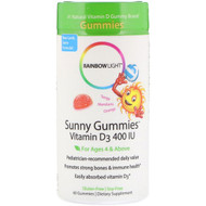 <img alt="Rainbow Light, Sunny Gummies, Vitamin D3, Mandarin Orange, 400 IU, 60 Gummies" title="Rainbow Light, Sunny Gummies, Vitamin D3, Mandarin Orange, 400 IU, 60 Gummies,021888120536"