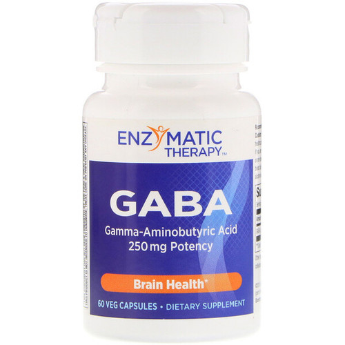 <img alt="Enzymatic Therapy, GABA, 60 Veg Capsules" title="Enzymatic Therapy, GABA, 60 Veg Capsules,763948055265"