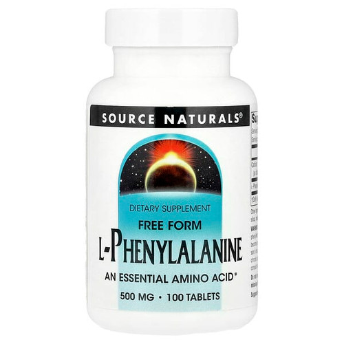 <img alt="Source Naturals, L-Phenylalanine, 100 Tablets" title="Source Naturals, L-Phenylalanine, 100 Tablets,021078001614"