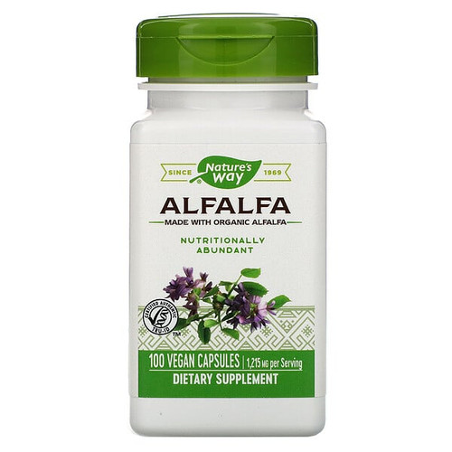 <img alt="Natures Way, Alfalfa Young Harvest, 405 mg, 100 Vegetarian Capsules" title="Natures Way, Alfalfa Young Harvest, 405 mg, 100 Vegetarian Capsules,033674101001"