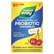 <img alt="Natures Way, Primadophilus Kids Probiotic Chewable, Age 2+, Cherry , 3 Billion CFU, 30 Chewable Tablets" title="Natures Way, Primadophilus Kids Probiotic Chewable, Age 2+, Cherry , 3 Billion CFU, 30 Chewable Tablets,033674142431"