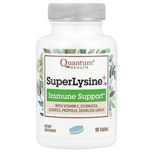<img alt="Quantum Health, SuperLysine+, Immune Support, 90 Tablets" title="Quantum Health, SuperLysine+, Immune Support, 90 Tablets,046985001106"