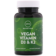 <img alt="MRM, Vegan Vitamin D3 & K2, 60 Vegan Capsules" title="MRM, Vegan Vitamin D3 & K2, 60 Vegan Capsules,609492231079"