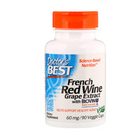 <img alt="Doctors Best, French Red Wine Grape Extract, 60 mg, 90 Veggie Caps" title="Doctors Best, French Red Wine Grape Extract, 60 mg, 90 Veggie Caps,753950000582"