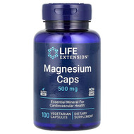 <img alt="Life Extension, Magnesium Caps, 500 mg, 100 Vegetarian Capsules" title="Life Extension, Magnesium Caps, 500 mg, 100 Vegetarian Capsules,737870145912"