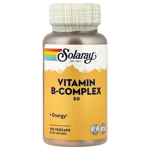 <img alt="Solaray, Vitamin B-Complex 50 , 100 VegCaps" title="Solaray, Vitamin B-Complex 50 , 100 VegCaps,076280042719"