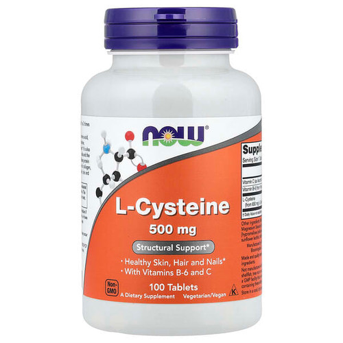 <img alt="NOW Foods, L-Cysteine, 500 mg, 100 Tablets" title="NOW Foods, L-Cysteine, 500 mg, 100 Tablets,733739000774"