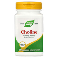 <img alt="Natures Way, Choline, 500 mg, 100 Vegan Tablets" title="Natures Way, Choline, 500 mg, 100 Vegan Tablets,033674404607"