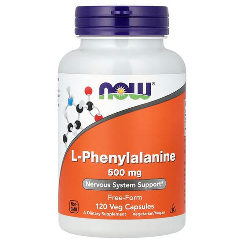 <img alt="NOW Foods, L-Phenylalanine, 500 mg, 120 Veg Capsules" title="NOW Foods, L-Phenylalanine, 500 mg, 120 Veg Capsules,733739001320"