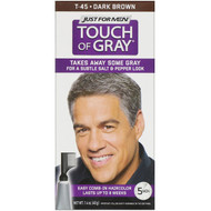 <img alt="Just for Men, Touch of Gray, Comb-In Hair Color, Dark Brown T-45, 1.4 oz (40 g)" title="Just for Men, Touch of Gray, Comb-In Hair Color, Dark Brown T-45, 1.4 oz (40 g),011509041371"