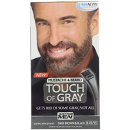 <img alt="Just for Men, Touch of Gray, Mustache & Beard, Dark Brown & Black B-45/55, 1 Multiple Application Kit" title="Just for Men, Touch of Gray, Mustache & Beard, Dark Brown & Black B-45/55, 1 Multiple Application Kit,011509041517"