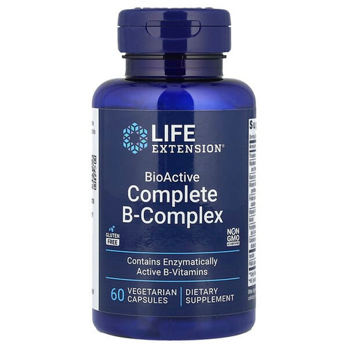 <img alt="Life Extension, BioActive Complete B-Complex, 60 Vegetarian Capsules" title="Life Extension, BioActive Complete B-Complex, 60 Vegetarian Capsules,737870194569"