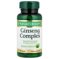<img alt="Natures Bounty, Ginseng Complex, 75 Capsules" title="Natures Bounty, Ginseng Complex, 75 Capsules,074312119323"
