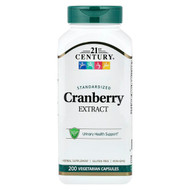 <img alt="21st Century, Cranberry Extract, Standardized, 200 Vegetarian Capsules" title="21st Century, Cranberry Extract, Standardized, 200 Vegetarian Capsules,740985229064"