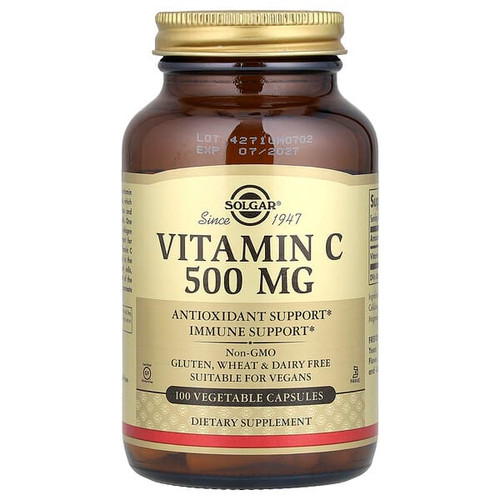 <img alt="Solgar, Vitamin C, 500 mg, 100 Vegetable Capsules" title="Solgar, Vitamin C, 500 mg, 100 Vegetable Capsules,033984032606"