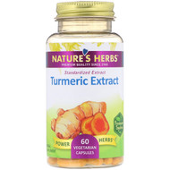 Natures Herbs, Turmeric Extract, 60 Vegetarian Capsules