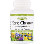 <img alt="Natural Factors, Horse Chestnut with Grape Seed, 350 mg, 60 Capsules" title="Natural Factors, Horse Chestnut with Grape Seed, 350 mg, 60 Capsules,068958045900"
