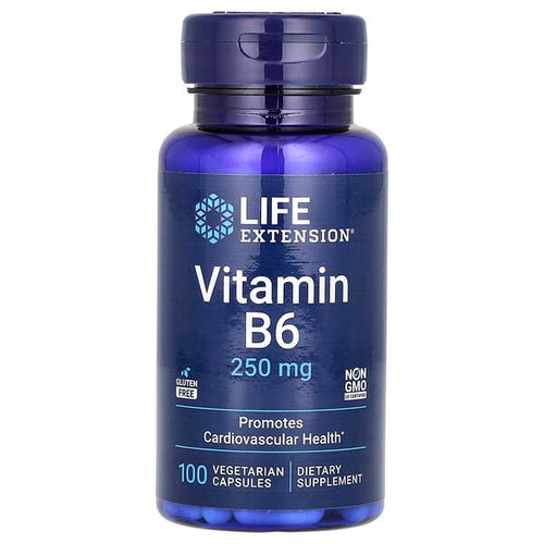 <img alt="Life Extension, Vitamin B6, 250 mg, 100 Vegetarian Capsules" title="Life Extension, Vitamin B6, 250 mg, 100 Vegetarian Capsules,737870153511"