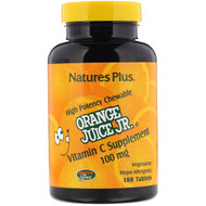 <img alt="Natures Plus, Orange Juice Jr., Vitamin C Supplement, 100 mg, 180 Tablets" title="Natures Plus, Orange Juice Jr., Vitamin C Supplement, 100 mg, 180 Tablets,097467024724"