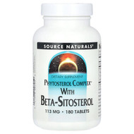 <img alt="Source Naturals, Phytosterol Complex with Beta-Sitosterol, 180 Tablets (113 mg per Tablet)" title="Source Naturals, Phytosterol Complex with Beta-Sitosterol, 180 Tablets (113 mg per Tablet),021078007050"