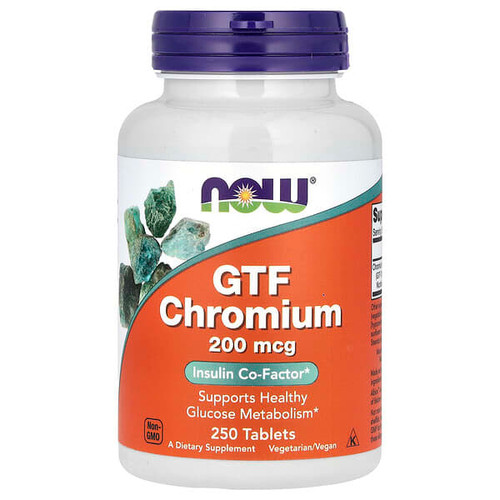 <img alt="NOW Foods, GTF Chromium, 200 mcg, 250 Tablets" title="NOW Foods, GTF Chromium, 200 mcg, 250 Tablets,733739014320"