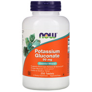 <img alt="Now Foods, Potassium Gluconate, 99 mg, 250 Tablets" title="Now Foods, Potassium Gluconate, 99 mg, 250 Tablets,733739014627"
