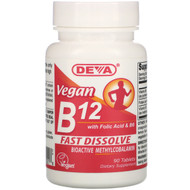 <img alt="Deva, Vegan, B12, Sublingual, 90 Tablets" title="Deva, Vegan, B12, Sublingual, 90 Tablets,895634000218"