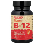 <img alt="Deva, Vegan B12 with Folic Acid & B6, Fast-Dissolve, 90 Tablets" title="Deva, Vegan B12 with Folic Acid & B6, Fast-Dissolve, 90 Tablets,895634000218"
