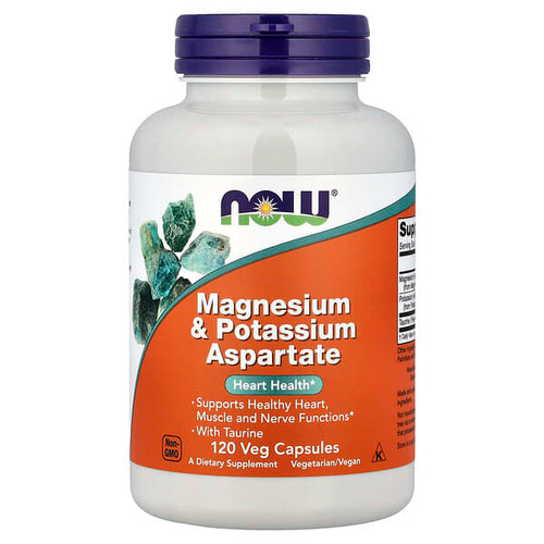 <img alt="NOW Foods, Magnesium & Potassium Aspartate With Taurine, 120 Veg Capsules" title="NOW Foods, Magnesium & Potassium Aspartate With Taurine, 120 Veg Capsules,733739013200"