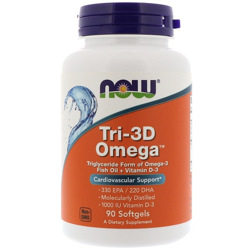 <img alt="Now Foods, Tri-3D Omega, 330 EPA/220 DHA, 90 Softgels" title="Now Foods, Tri-3D Omega, 330 EPA/220 DHA, 90 Softgels,733739016867"