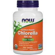 <img alt="Now Foods, Certified Organic Chlorella, 500 mg, 200 Tablets" title="Now Foods, Certified Organic Chlorella, 500 mg, 200 Tablets,733739026316"